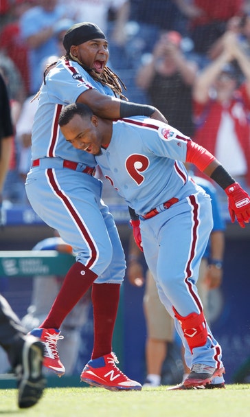 Phils walk off in 9th to sweep Mets; Rays top Twins in 18